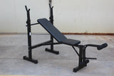 Olympic Weight Bench Press with Squat Rack and Bench for Home Gym